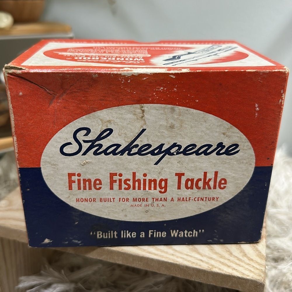 Shakespeare Level-Wind Push Button Wonder Cast No. 1797‎ BOX ONLY Vintage - Picture 3 of 17